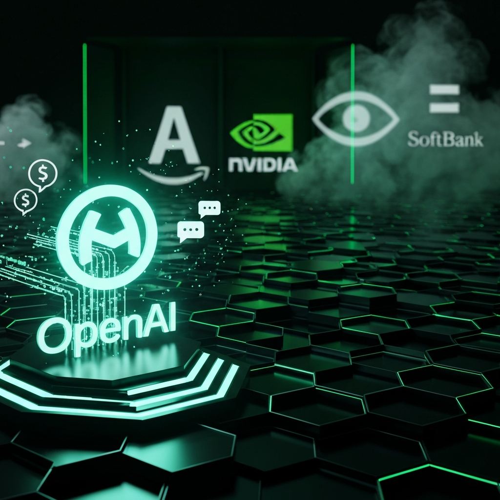 OpenAI Recauda $110 Mil Millones: Amazon, Nvidia y Softbank Invierten Fuerte