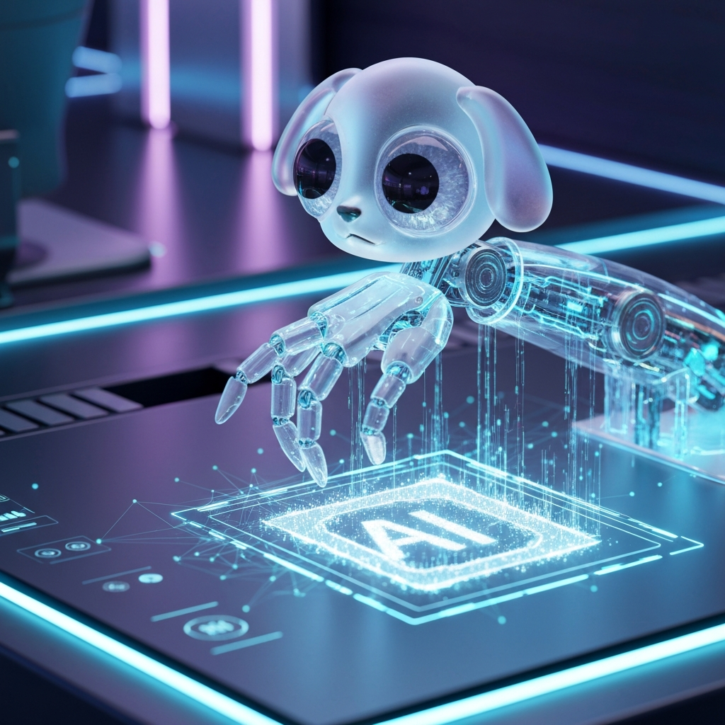 Lenovo: Un Braccio Robotico con Occhi da Cucciolo e AI